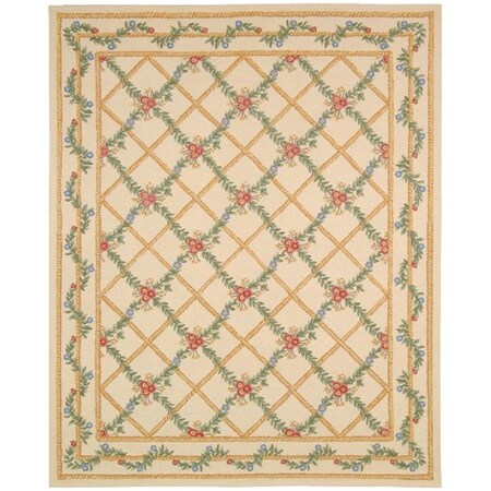 Safavieh 8 Ft. x 8 Ft. Round, Country - Floral Chelsea Hand Hooked Rug HK62A-8R